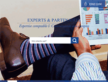 Tablet Screenshot of experts-partenaires.com